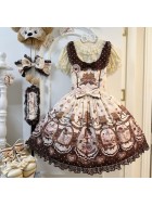 Good Night Mie Mie Chocolate Cat Blouse and JSK(Pre-Order)